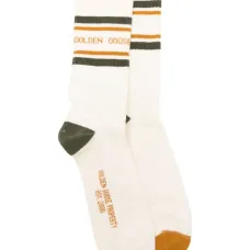 носки с контрастными полосками