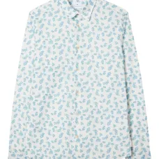 рубашка с цветочным принтом