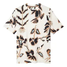 Футболка с цветочным принтом