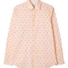 Рубашка с принтом-бабочками