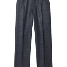 Клетчатые брюки с эластичным поясом