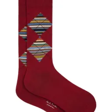 Носки с узором аргайл