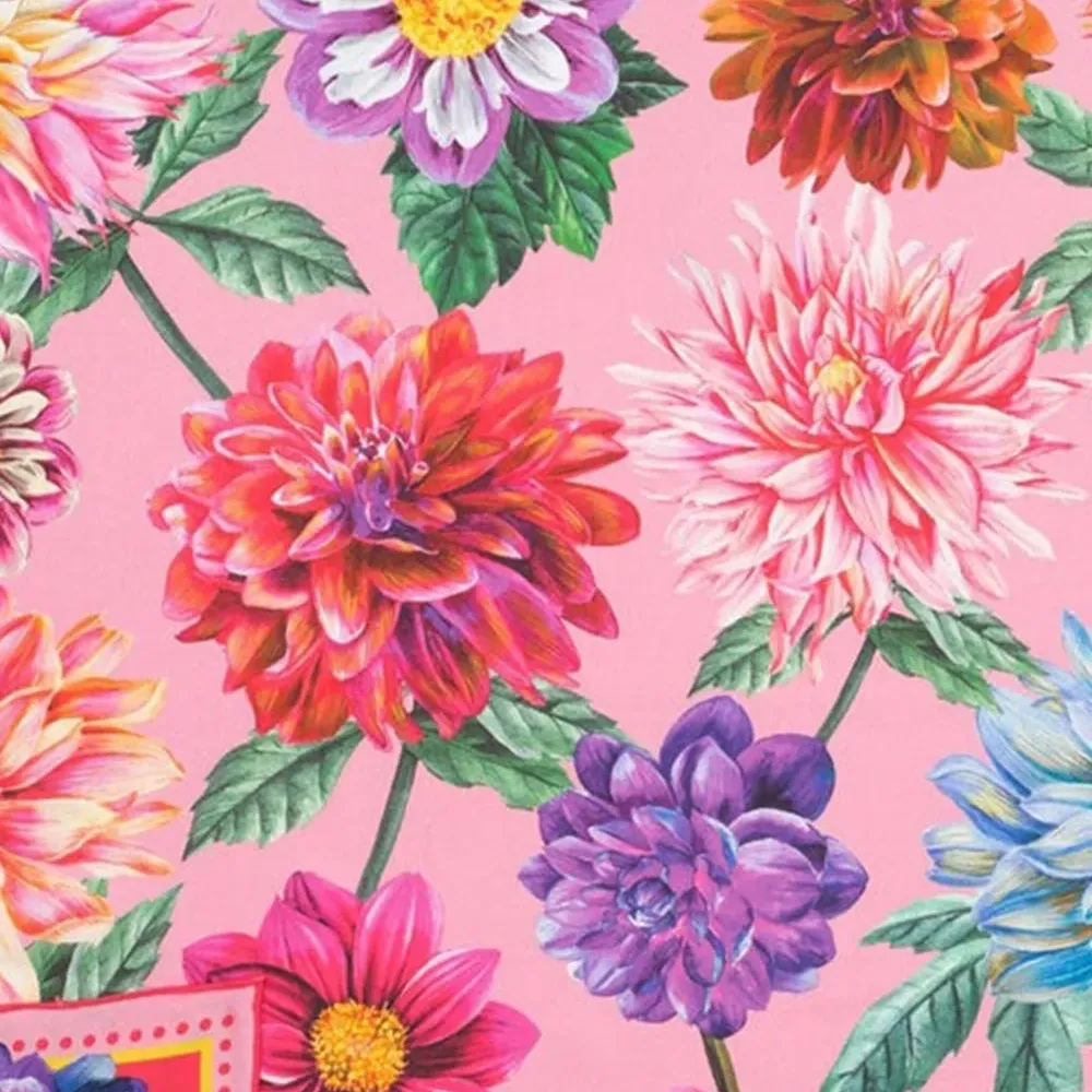 Шелковый платок с цветочным принтом