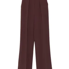 Прямые брюки со складками