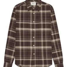 Клетчатая рубашка на пуговицах