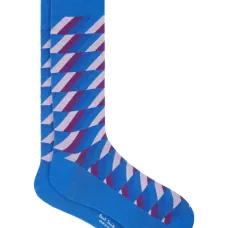 Носки в диагональную полоску