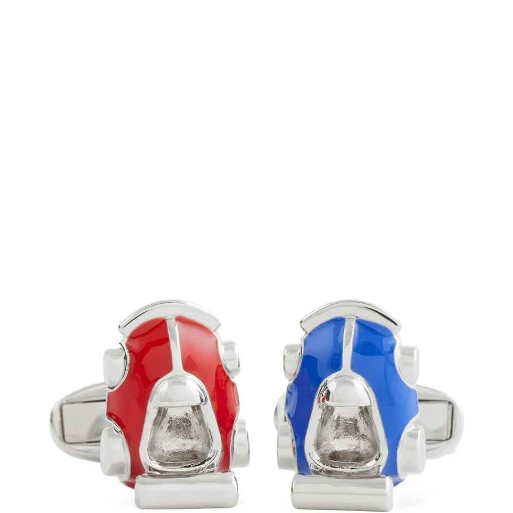 Запонки в виде гоночных автомобилей