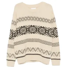 Джемпер с длинными рукавами и круглым вырезом Todd 60029