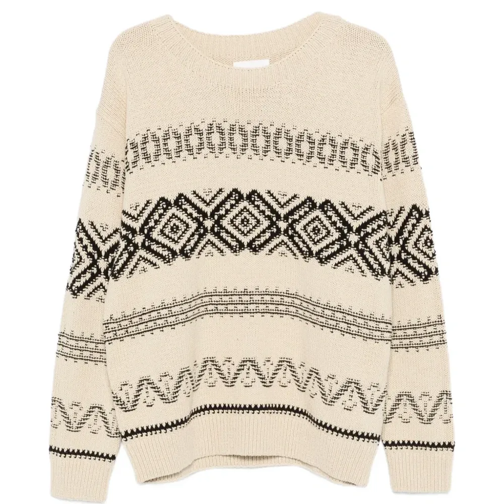 Джемпер с длинными рукавами и круглым вырезом Todd 60029