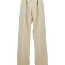 широкие джинсы со складками