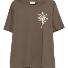 Футболка с цветочным принтом