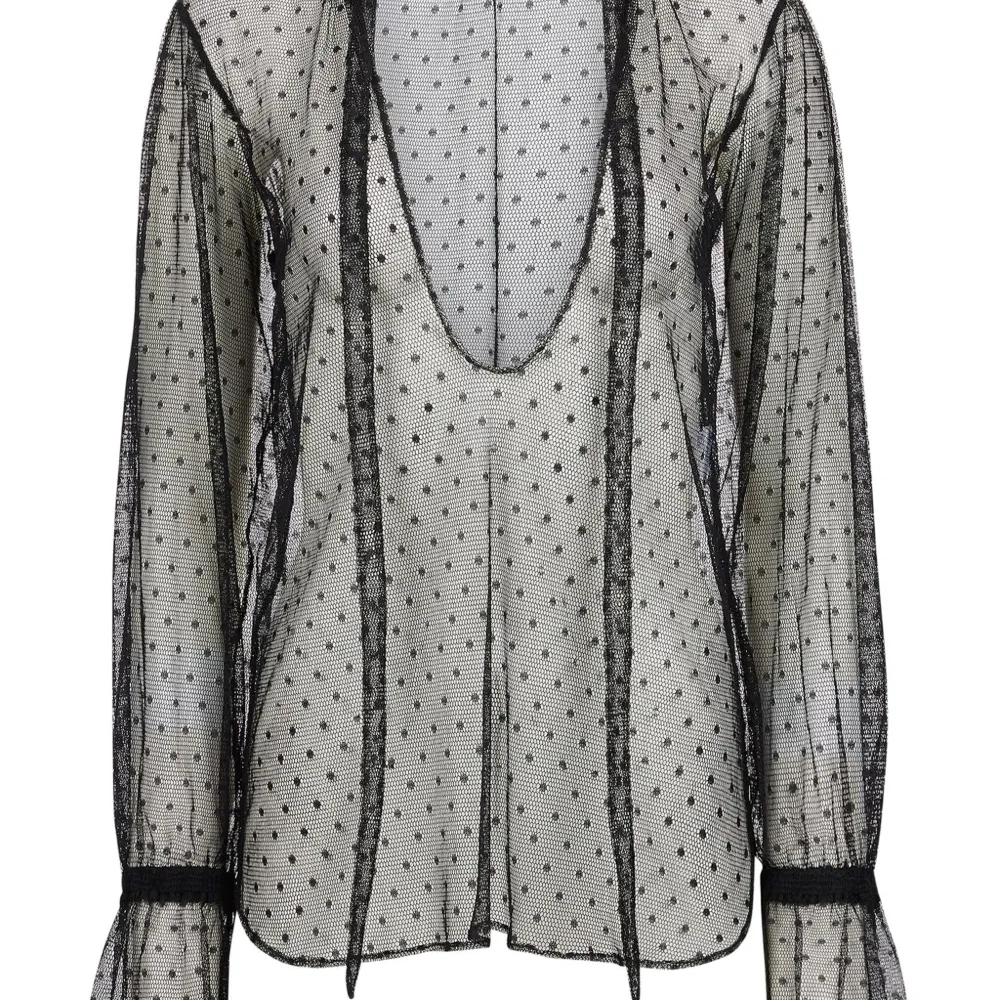 Топ в горох с оборками