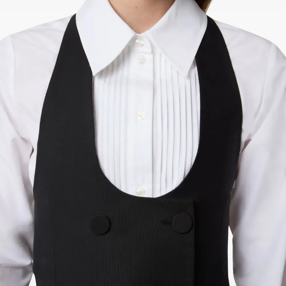 Двубортный жилет