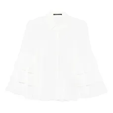 блузка с оборками на рукавах блузка с оборками на рукавах