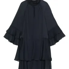 ярусное платье с оборками