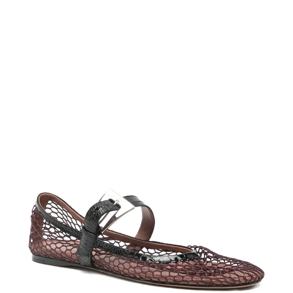 балетки Sveva с сетчатыми вставками