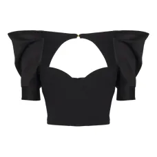 Топ-корсет с объемными рукавами Топ-корсет с объемными рукавами