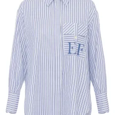 Поплиновая рубашка в полоску Поплиновая рубашка в полоску