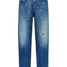 Джинсы 2023 D-Finitive с эффектом потертости