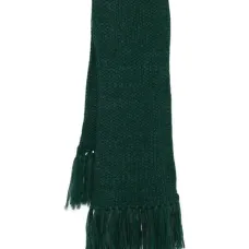 шарф в рубчик с бахромой шарф в рубчик с бахромой