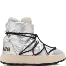 Стеганые сапоги со шнуровкой