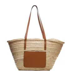 соломенная сумка-тоут