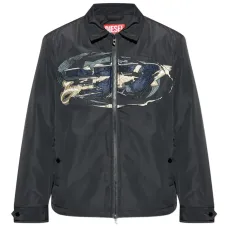 Куртка с вышитой вставкой