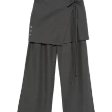 брюки с запахом