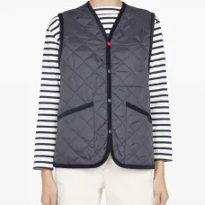 Стеганый жилет на пуговицах