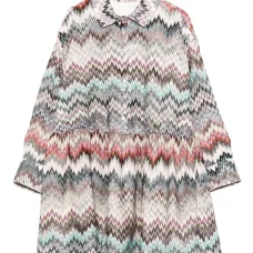 платье с узором зигзаг