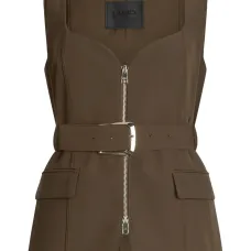 жилет с вырезом в форме сердца