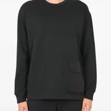 Толстовка с круглым вырезом и карманом Толстовка с круглым вырезом и карманом