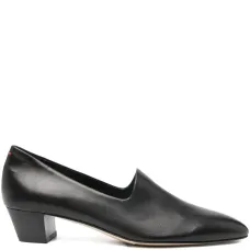 лоферы на блочном каблуке с миндалевидным носком лоферы на блочном каблуке с миндалевидным носком