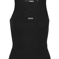 топ без рукавов с логотипом