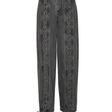 Брюки со шнуровкой