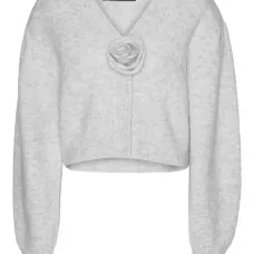 декорированный кардиган с объемными рукавами