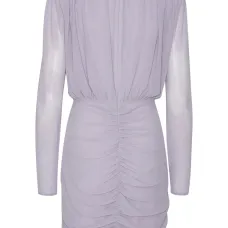 платье мини со сборками