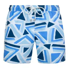Плавки-шорты с геометрическим принтом