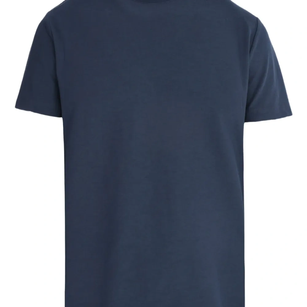 Футболка из хлопка с круглым вырезом