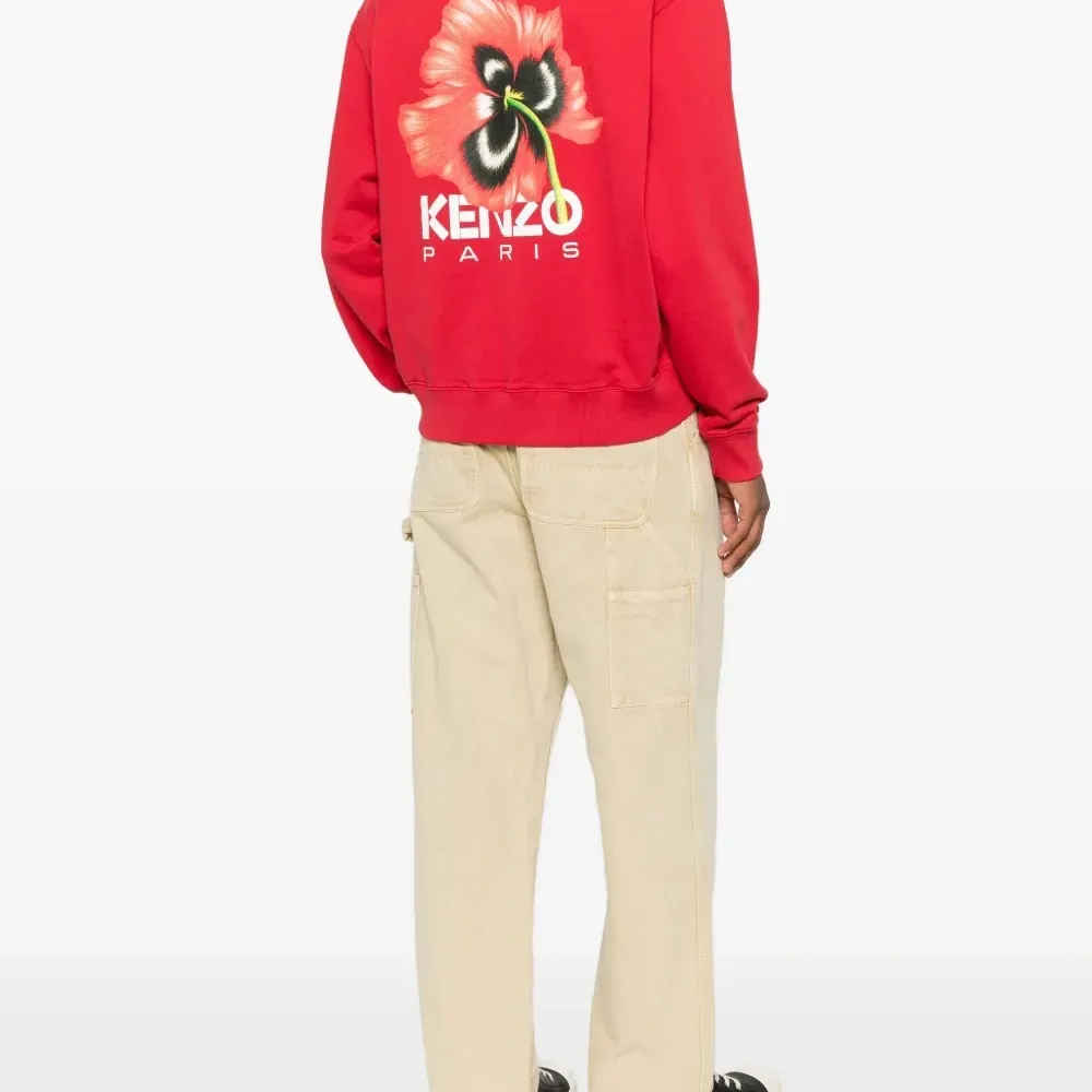 толстовка с цветочным принтом