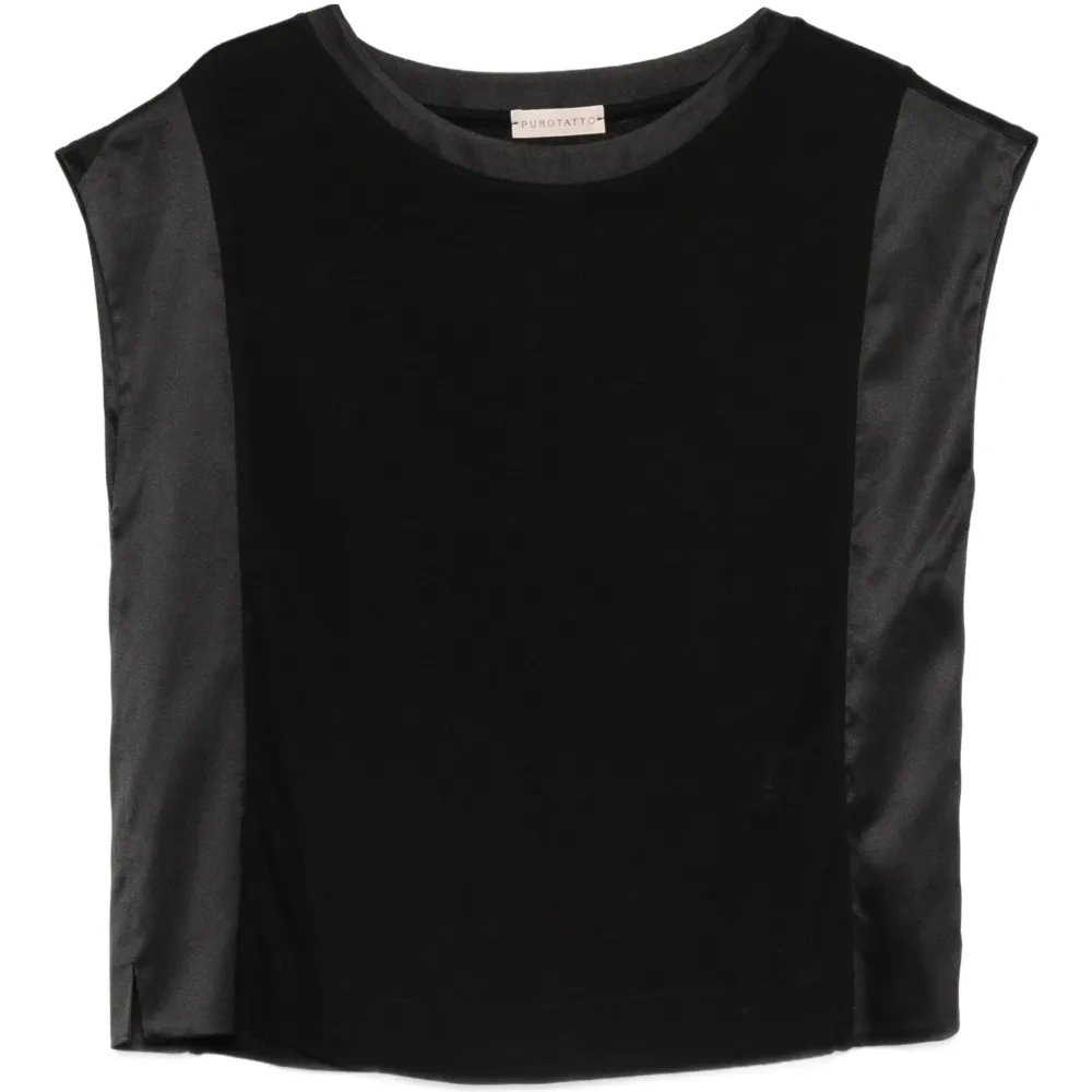 Топ с круглым вырезом