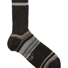 Носки в полоску с блестками