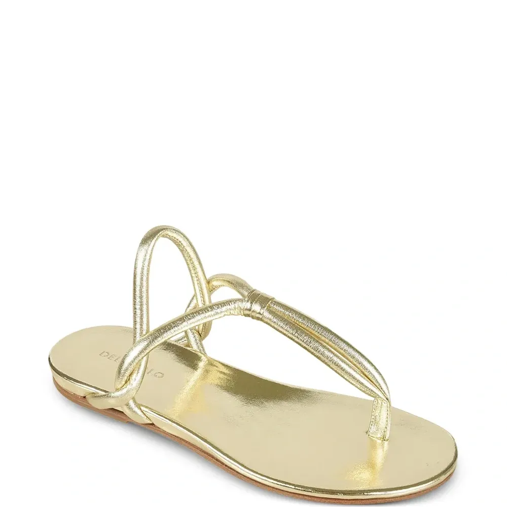 сандалии с перекрученной деталью