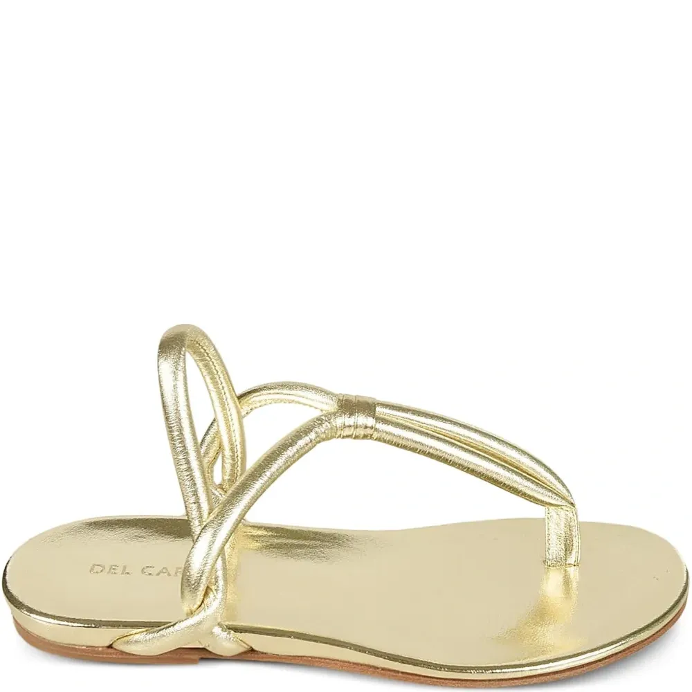 сандалии с перекрученной деталью