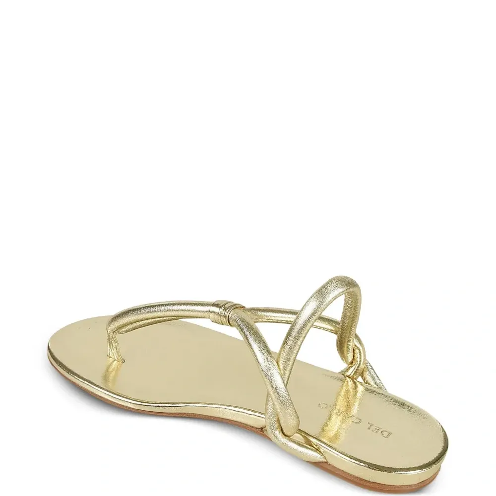 сандалии с перекрученной деталью