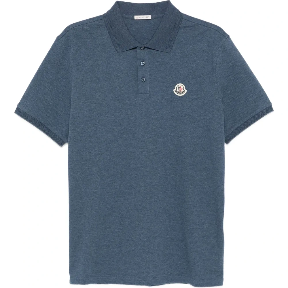 рубашка поло с нашивкой-логотипом