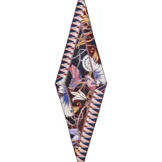 Шарф с цветочным принтом