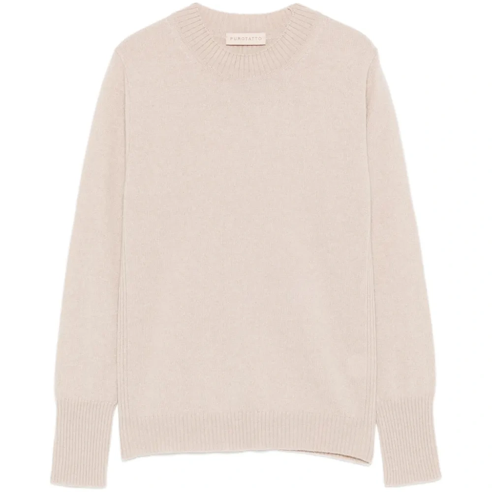 Свитер с круглым вырезом