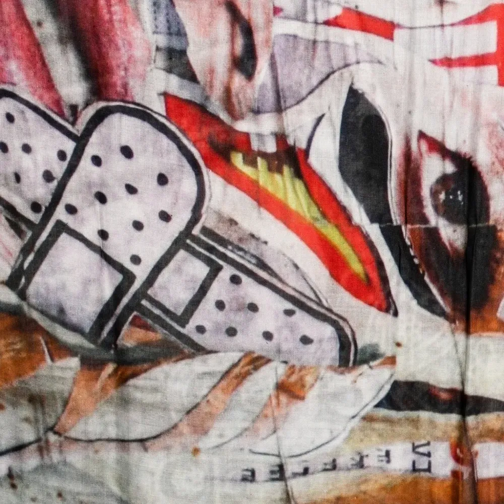 Платок с принтом