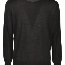 свитер с круглым вырезом